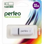 Флеш-накопитель 32GB USB3.0 C12 белый PERFEO	