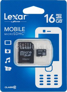 Карта памяти 16 Gb 10 MicroSDHC Lexar	 ― Где пульт? | Рitertech.ru |Компьютеры, комплектующие