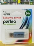  Флеш-накопитель  64GB USB E01 Blue PERFEO  
